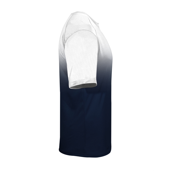 Ombre tee with sublimated front and back body, Badger sport paneled... from ASI 37461 Augusta Sportswear