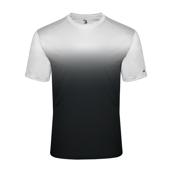 Ombre tee with sublimated front and back body, Badger sport paneled... from ASI 37461 Augusta Sportswear