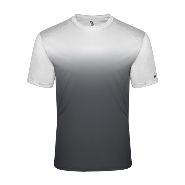 Ombre tee with sublimated front and back body, Badger sport paneled... from ASI 37461 Augusta Sportswear