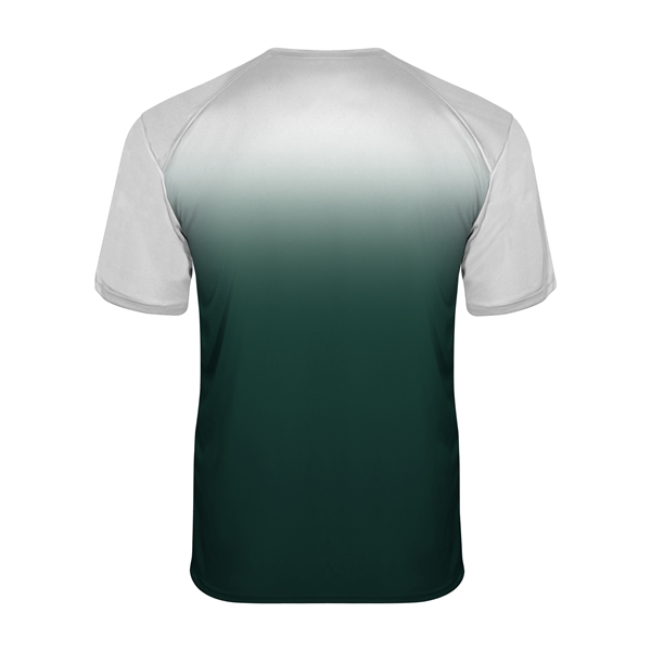 Ombre tee with sublimated front and back body, Badger sport paneled... from ASI 37461 Augusta Sportswear