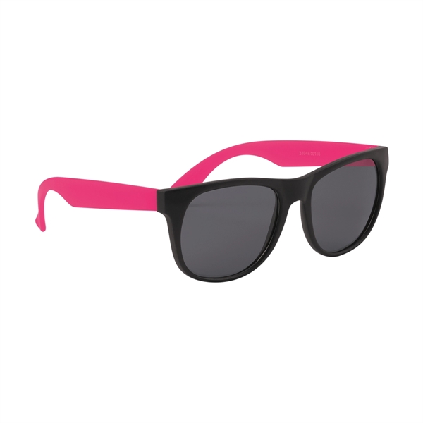 Rubberized sunglasses made of polypropylene with UV400 lenses that provide 100%... from ASI 61125 Hit Promotional Products / Hit®