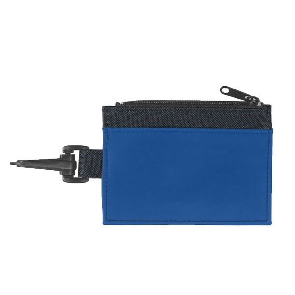 ID holder with zippered compartment and split ring.... from ASI 61125 Hit Promotional Products / Hit®