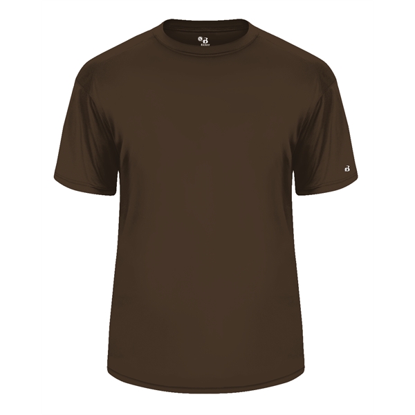 T-shirt with sport paneled shoulder for maximum movement, Double-needle hem, Self-fabric... from ASI 37461 Augusta Sportswear