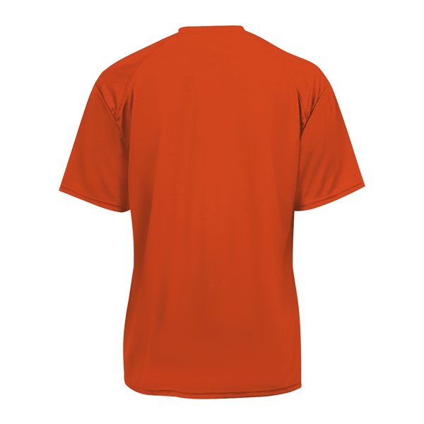 T-shirt with sport paneled shoulder for maximum movement, Double-needle hem, Self-fabric... from ASI 37461 Augusta Sportswear