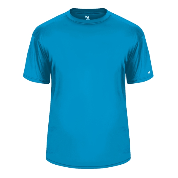 T-shirt with sport paneled shoulder for maximum movement, Double-needle hem, Self-fabric... from ASI 37461 Augusta Sportswear