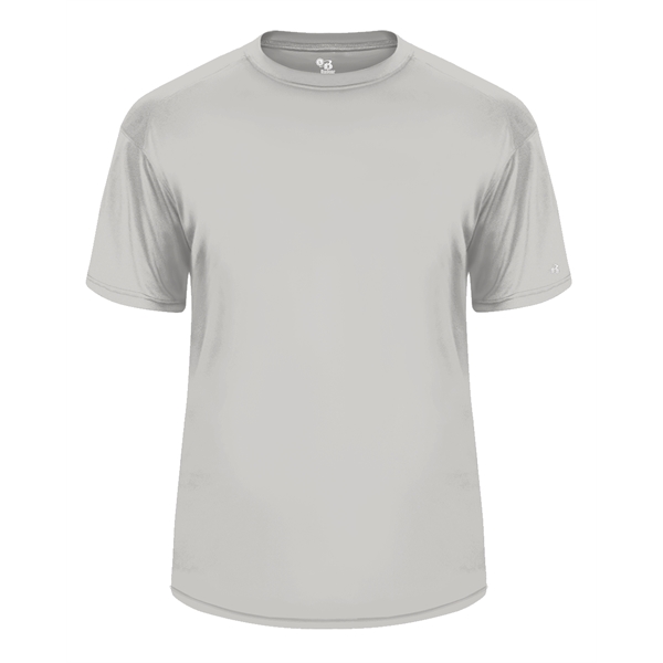 T-shirt with sport paneled shoulder for maximum movement, Double-needle hem, Self-fabric... from ASI 37461 Augusta Sportswear