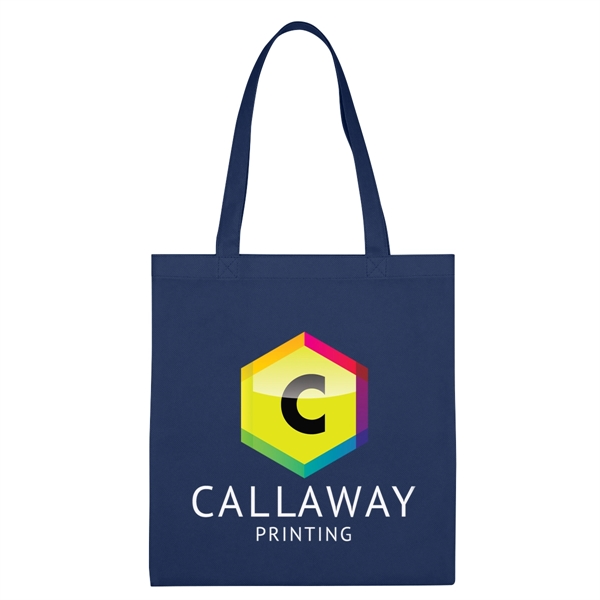 Non-Woven Economy Tote Bag.  Made of 80 Gram Non-Woven, Coated... from ASI 61125 Hit Promotional Products / Hit®