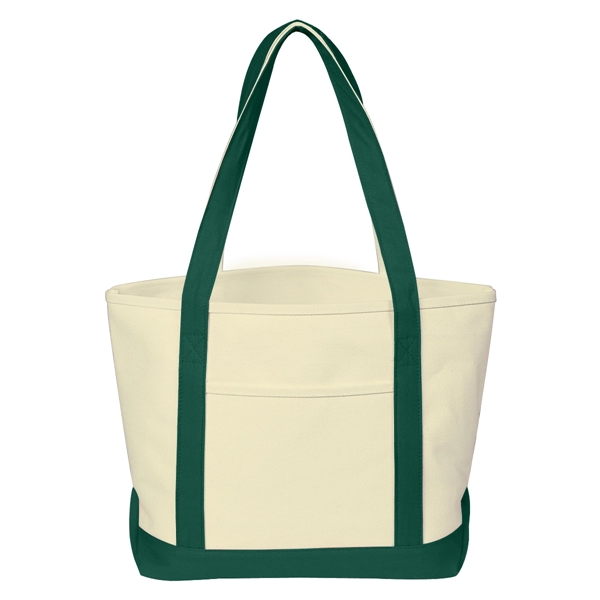 Heavy Cotton Canvas Boat Tote.  24 oz. Canvas.  Outside... from ASI 61125 Hit Promotional Products / Hit®
