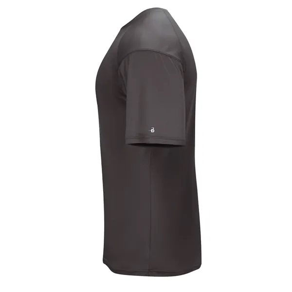 Youth tee with Sport paneled shoulder for maximum movement, self-fabric collar,... from ASI 37461 Augusta Sportswear