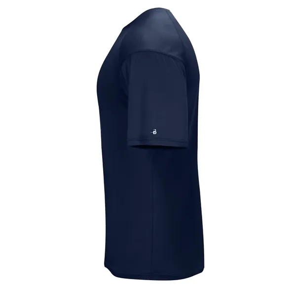 Youth tee with Sport paneled shoulder for maximum movement, self-fabric collar,... from ASI 37461 Augusta Sportswear