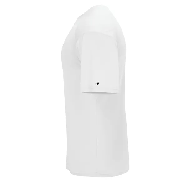 Youth tee with Sport paneled shoulder for maximum movement, self-fabric collar,... from ASI 37461 Augusta Sportswear