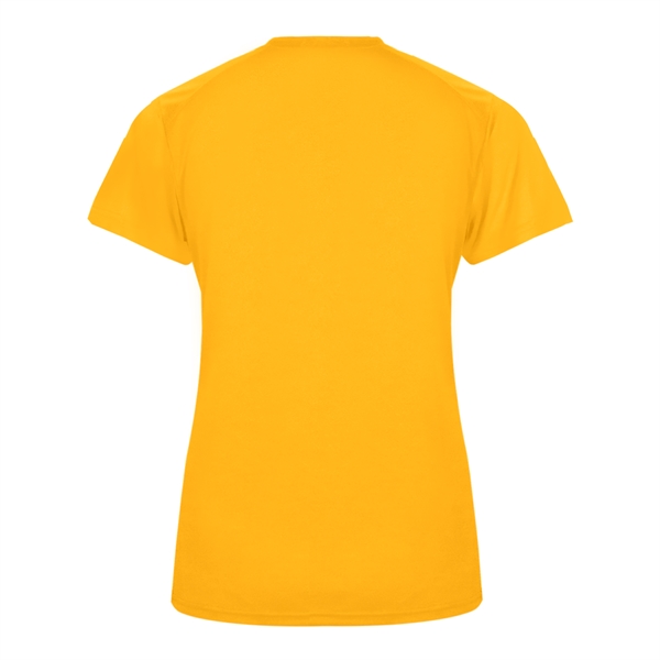 Women's tee with paneled shoulder for maximum movement, superior interlock fabric... from ASI 37461 Augusta Sportswear