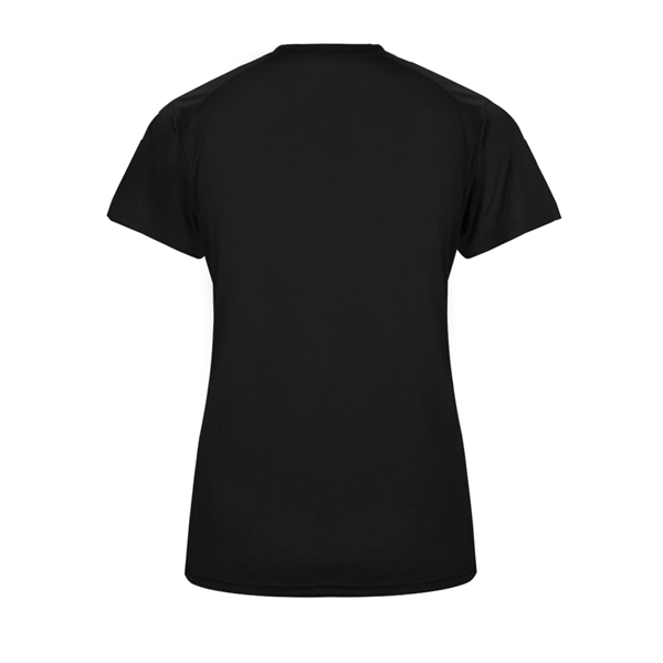 Women's tee with paneled shoulder for maximum movement, superior interlock fabric... from ASI 37461 Augusta Sportswear