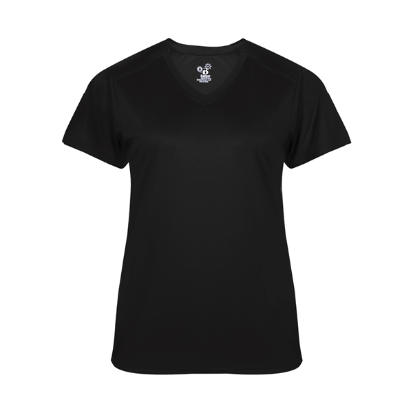 Women's tee with paneled shoulder for maximum movement, superior interlock fabric... from ASI 37461 Augusta Sportswear
