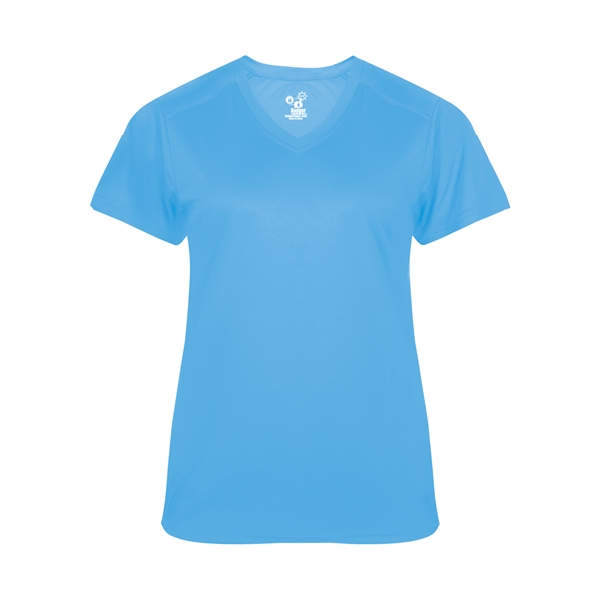 Women's tee with paneled shoulder for maximum movement, superior interlock fabric... from ASI 37461 Augusta Sportswear