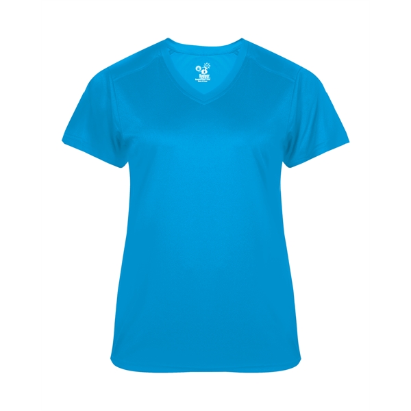 Women's tee with paneled shoulder for maximum movement, superior interlock fabric... from ASI 37461 Augusta Sportswear