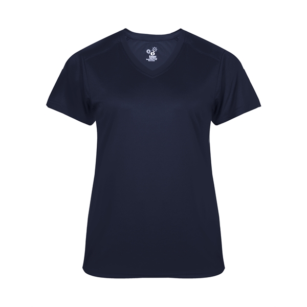 Women's tee with paneled shoulder for maximum movement, superior interlock fabric... from ASI 37461 Augusta Sportswear