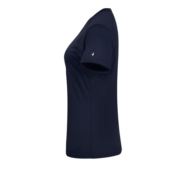 Women's tee with paneled shoulder for maximum movement, superior interlock fabric... from ASI 37461 Augusta Sportswear