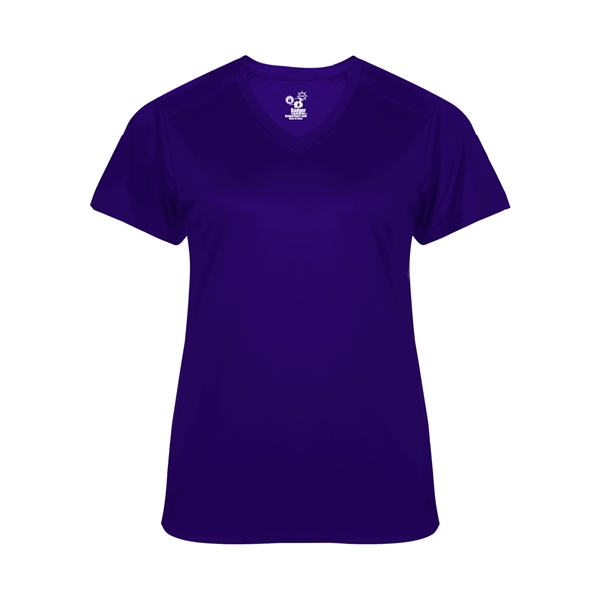 Women's tee with paneled shoulder for maximum movement, superior interlock fabric... from ASI 37461 Augusta Sportswear