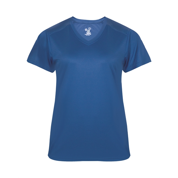 Women's tee with paneled shoulder for maximum movement, superior interlock fabric... from ASI 37461 Augusta Sportswear