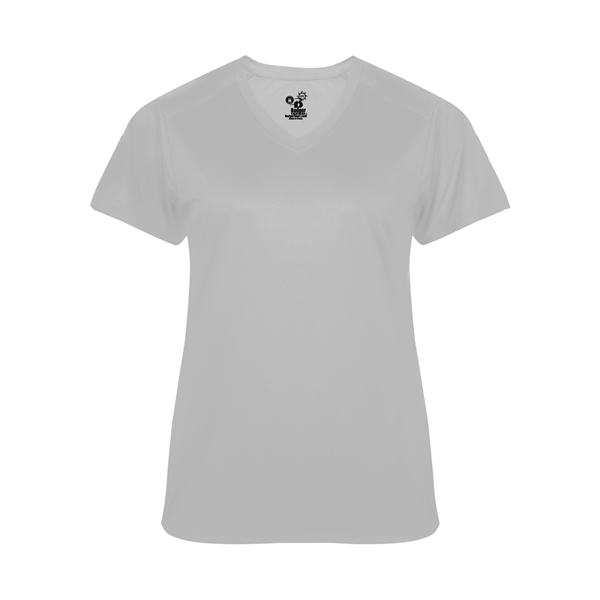 Women's tee with paneled shoulder for maximum movement, superior interlock fabric... from ASI 37461 Augusta Sportswear