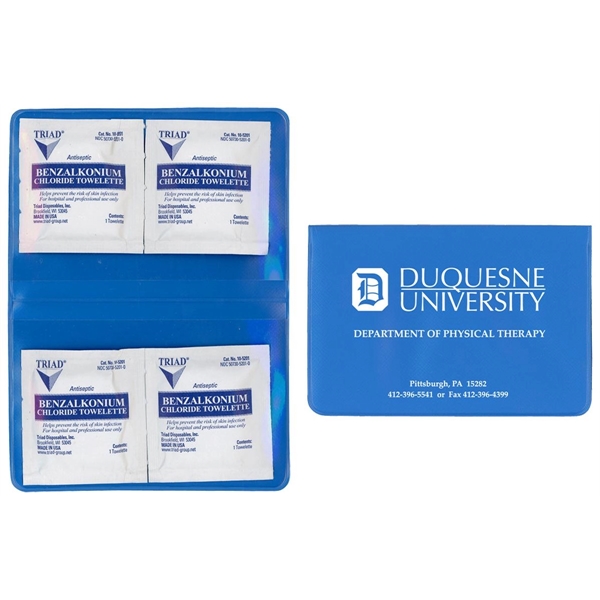 Hand Sanitizer BZK Towelette Kit... from ASI 83770 Royal Industries / The Royal Line