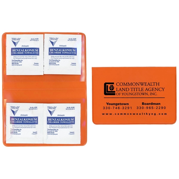 Hand Sanitizer BZK Towelette Kit... from ASI 83770 Royal Industries / The Royal Line