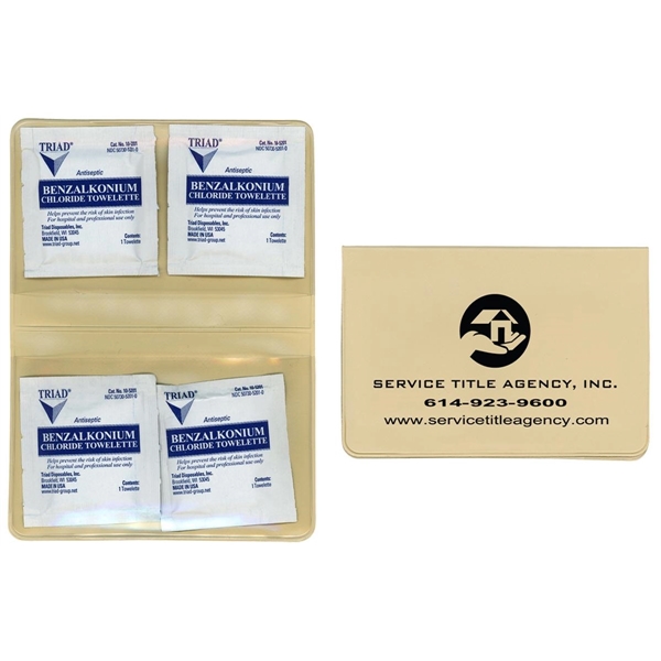 Hand Sanitizer BZK Towelette Kit... from ASI 83770 Royal Industries / The Royal Line