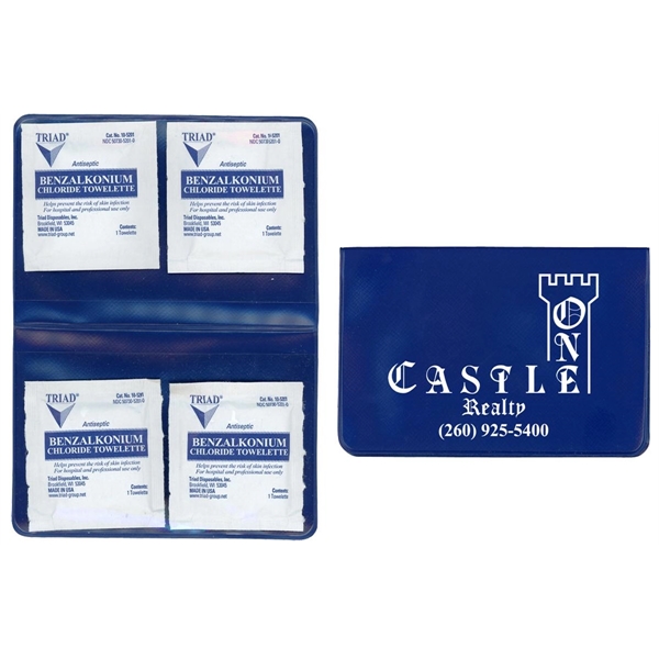 Hand Sanitizer BZK Towelette Kit... from ASI 83770 Royal Industries / The Royal Line