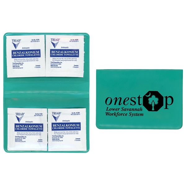 Hand Sanitizer BZK Towelette Kit... from ASI 83770 Royal Industries / The Royal Line