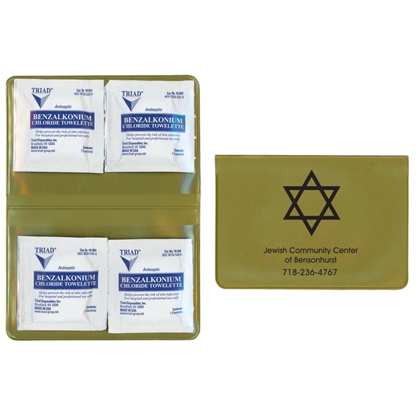 Hand Sanitizer BZK Towelette Kit... from ASI 83770 Royal Industries / The Royal Line