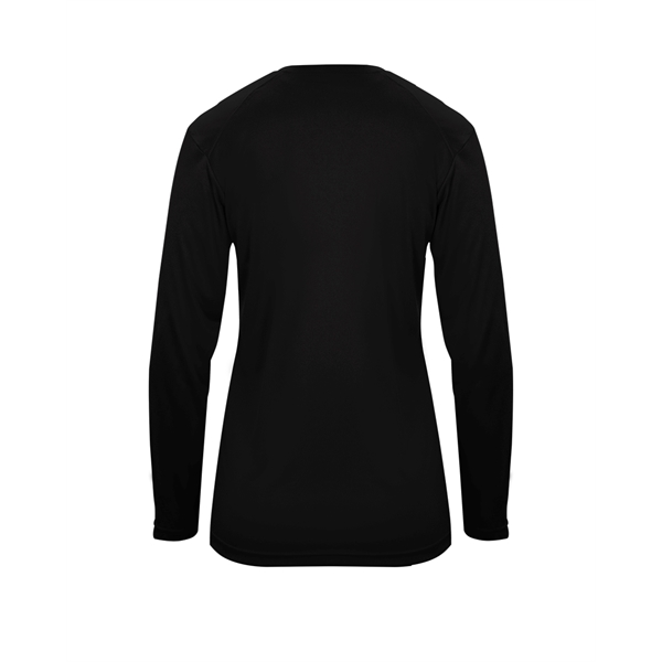 Long sleeve t-shirt with paneled shoulder for maximum movement, Superior interlock... from ASI 37461 Augusta Sportswear