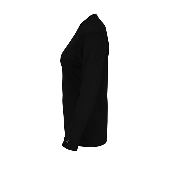 Long sleeve t-shirt with paneled shoulder for maximum movement, Superior interlock... from ASI 37461 Augusta Sportswear