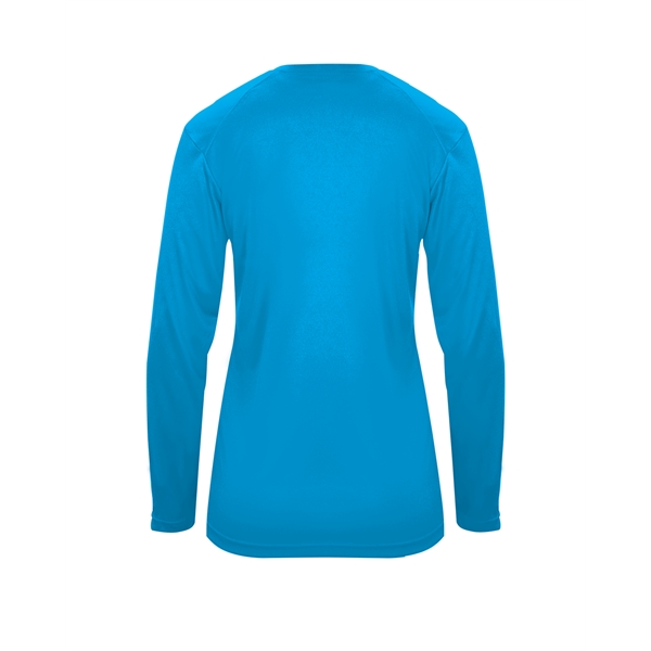 Long sleeve t-shirt with paneled shoulder for maximum movement, Superior interlock... from ASI 37461 Augusta Sportswear