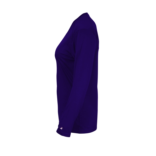 Long sleeve t-shirt with paneled shoulder for maximum movement, Superior interlock... from ASI 37461 Augusta Sportswear