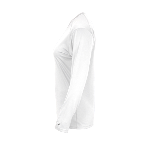Long sleeve t-shirt with paneled shoulder for maximum movement, Superior interlock... from ASI 37461 Augusta Sportswear