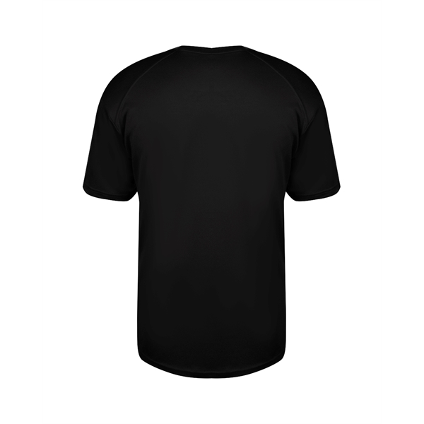 V-neck tee with paneled shoulder for maximum movement, double-needle hem, self-fabric... from ASI 37461 Augusta Sportswear