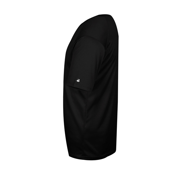 V-neck tee with paneled shoulder for maximum movement, double-needle hem, self-fabric... from ASI 37461 Augusta Sportswear