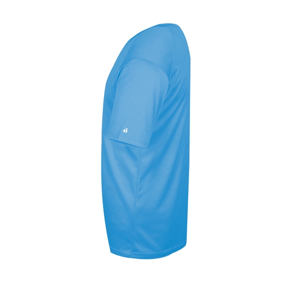 V-neck tee with paneled shoulder for maximum movement, double-needle hem, self-fabric... from ASI 37461 Augusta Sportswear