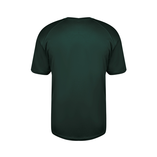 V-neck tee with paneled shoulder for maximum movement, double-needle hem, self-fabric... from ASI 37461 Augusta Sportswear