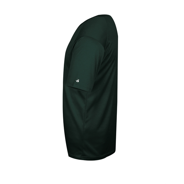 V-neck tee with paneled shoulder for maximum movement, double-needle hem, self-fabric... from ASI 37461 Augusta Sportswear