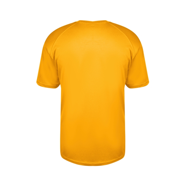 V-neck tee with paneled shoulder for maximum movement, double-needle hem, self-fabric... from ASI 37461 Augusta Sportswear