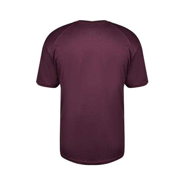 V-neck tee with paneled shoulder for maximum movement, double-needle hem, self-fabric... from ASI 37461 Augusta Sportswear