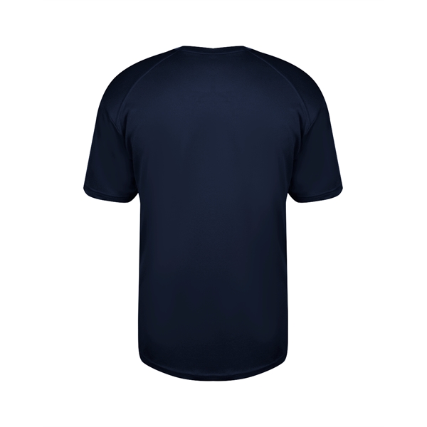 V-neck tee with paneled shoulder for maximum movement, double-needle hem, self-fabric... from ASI 37461 Augusta Sportswear