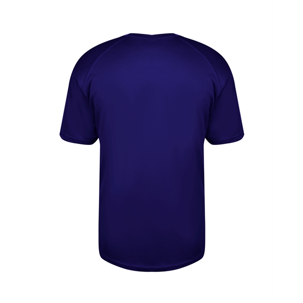 V-neck tee with paneled shoulder for maximum movement, double-needle hem, self-fabric... from ASI 37461 Augusta Sportswear