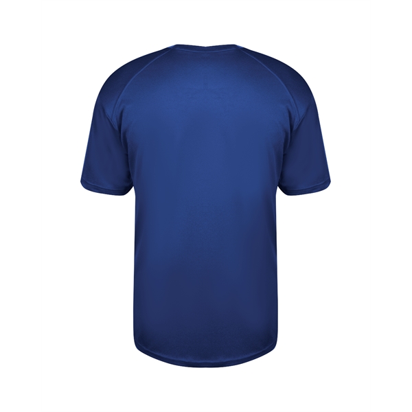 V-neck tee with paneled shoulder for maximum movement, double-needle hem, self-fabric... from ASI 37461 Augusta Sportswear