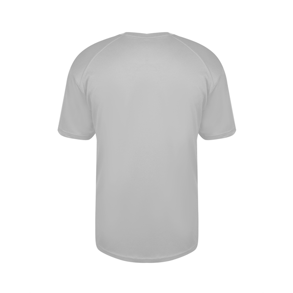 V-neck tee with paneled shoulder for maximum movement, double-needle hem, self-fabric... from ASI 37461 Augusta Sportswear