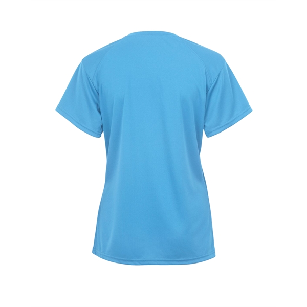 V-neck youth tee with Badger sport paneled shoulder for maximum movement,... from ASI 37461 Augusta Sportswear