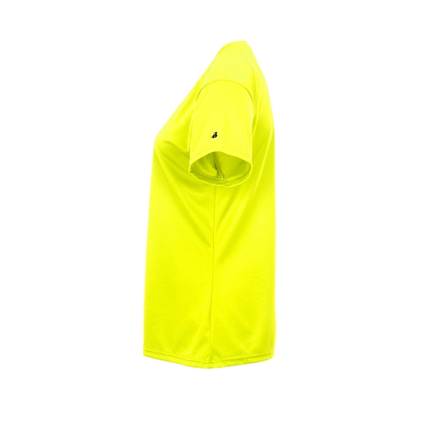 V-neck youth tee with Badger sport paneled shoulder for maximum movement,... from ASI 37461 Augusta Sportswear