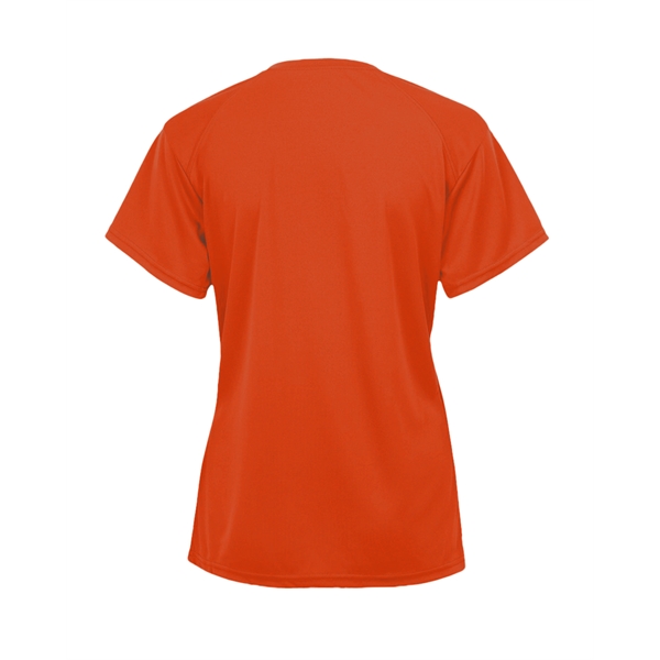 Women's v-neck tee with paneled shoulder for maximum movement, double-needle hem.... from ASI 37461 Augusta Sportswear